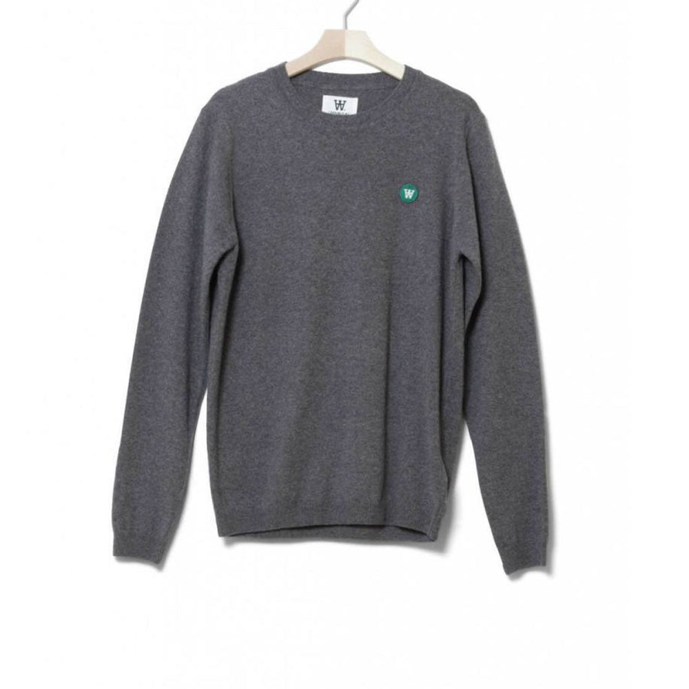 Wood Wood Knit Pullover Sid grey melange