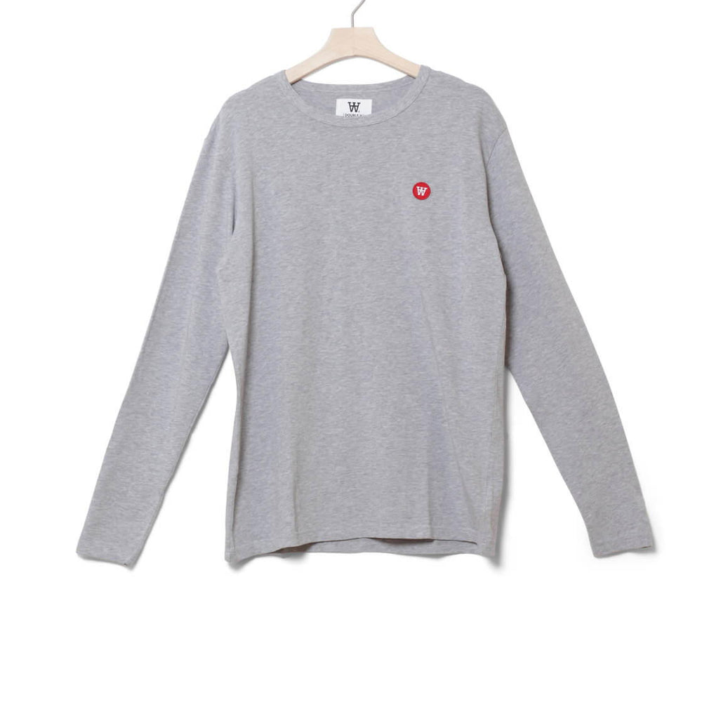 Wood Wood Longsleeve Mel grey melange