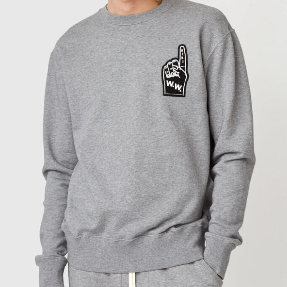 Wood Wood Sweater Hugh grey melang