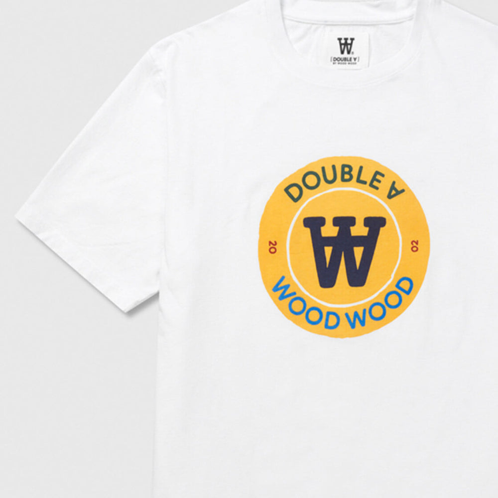 Wood Wood T-Shirt Ace Crest white