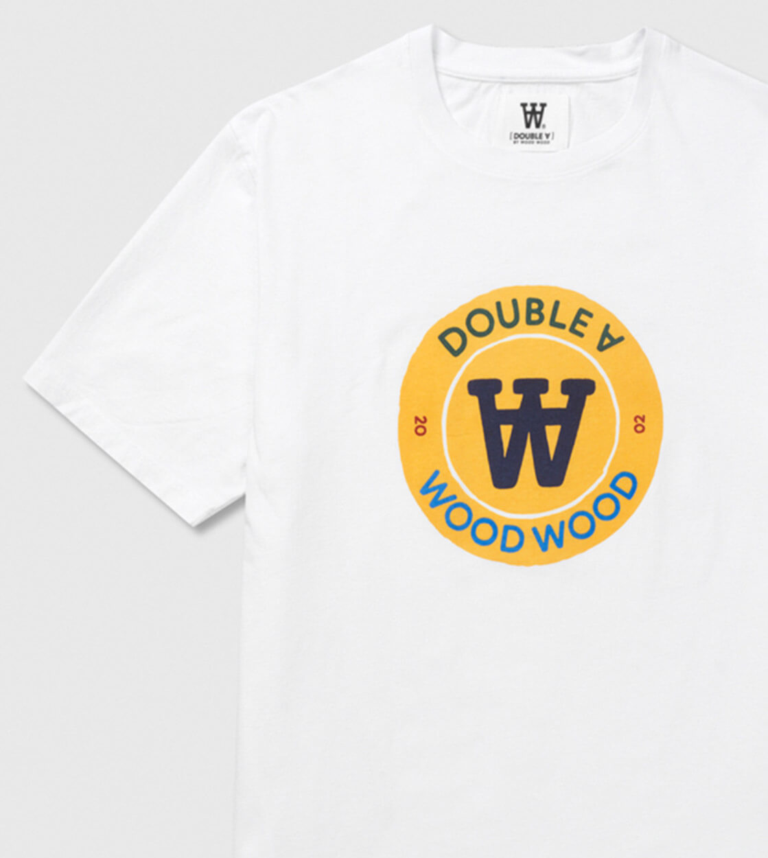 Wood Wood T-Shirt Ace Crest white