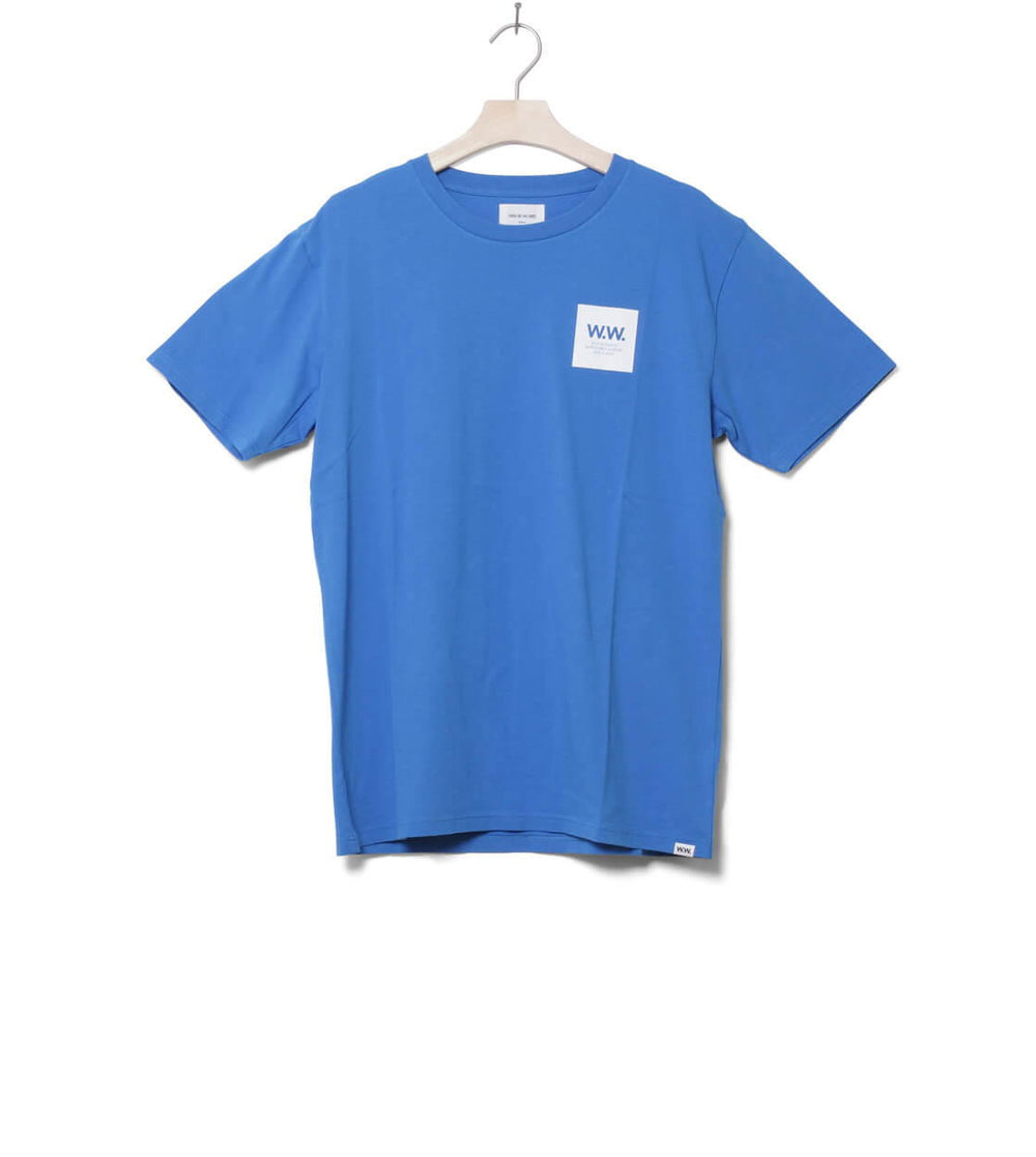 Wood Wood T-Shirt Box blue bright