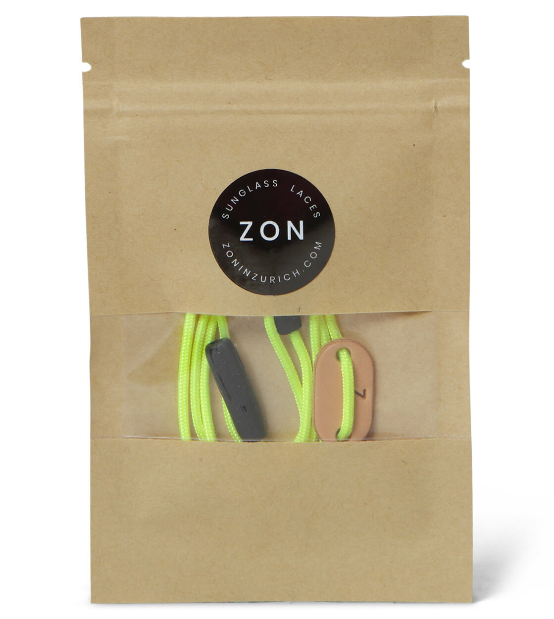 Zon Sunglass Laces Slim yellow neon