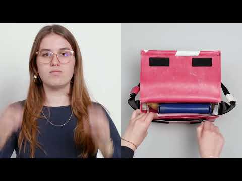 Freitag Bag Laura blue/white