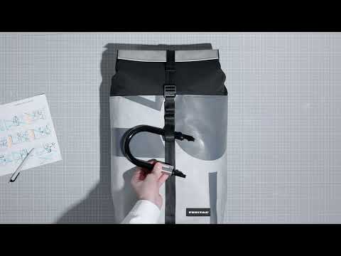 Freitag Backpack Clapton grey/grey/blue