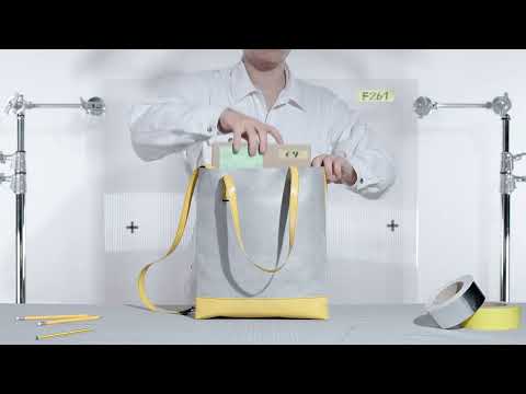 Freitag Bag Maurice grey/blue/yellow